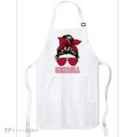 Georgia Women Mom Messy Bun Hair. Apron thumb 0