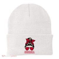 Georgia Women Mom Messy Bun Hair. Beanie thumb 0