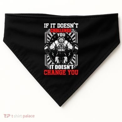 Gym Workout Motivational USA-Made Doggie Bandana