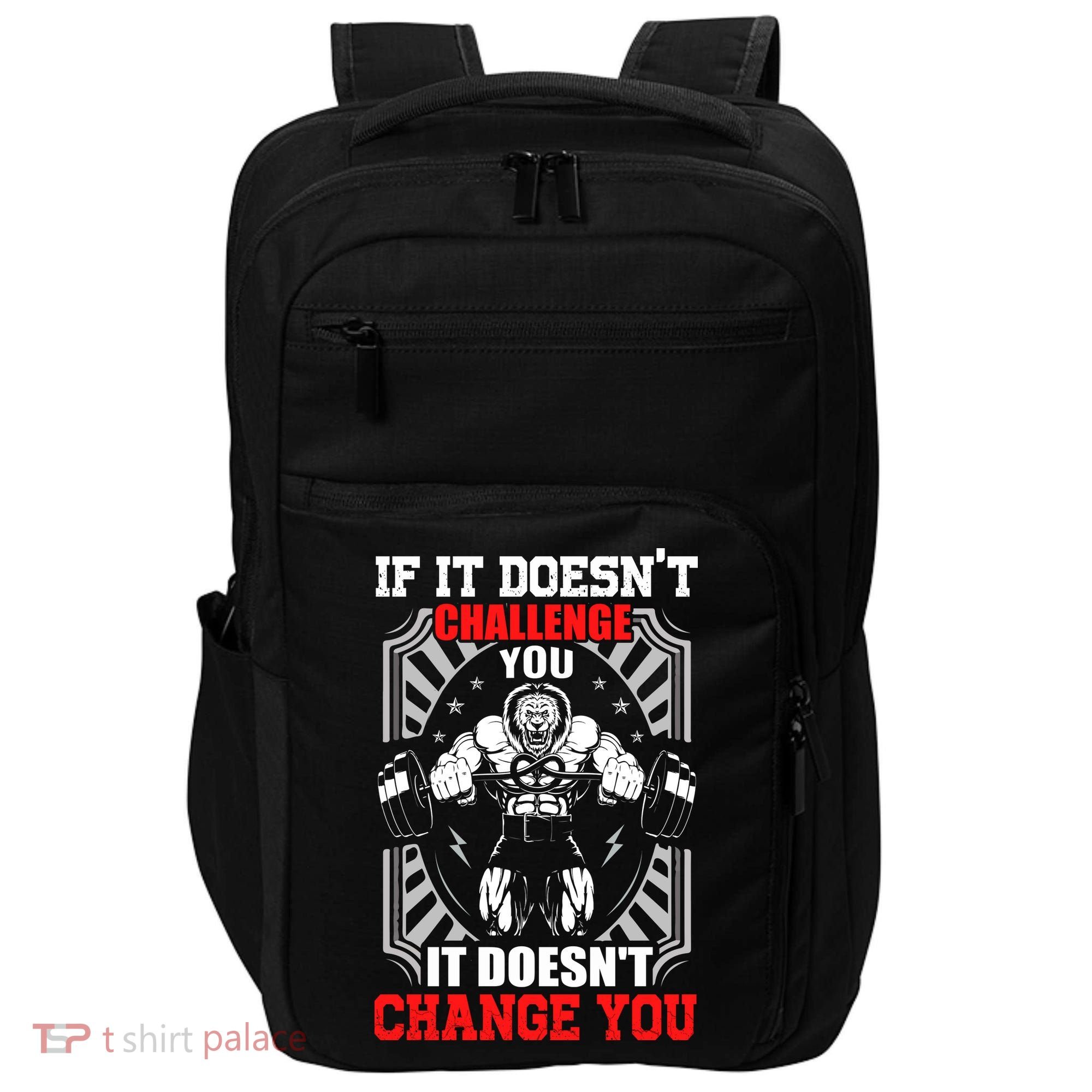 Gym Workout Motivational Impact Tech Backpack
