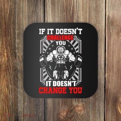 Gym Workout Motivational Coaster