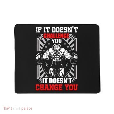 Gym Workout Motivational Mousepad