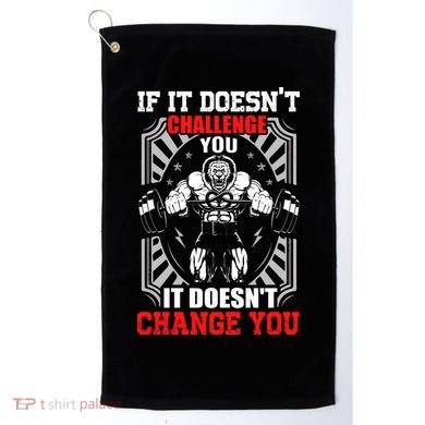 Gym Workout Motivational Golf Towel