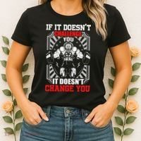 Gym Workout Motivational Women's T-Shirt thumb 2