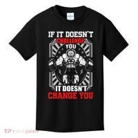 Gym Workout Motivational Kids T-Shirt thumb 0