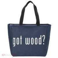 Got Wood Novelty Gift Saying Funny Woodworking Tote Bag thumb 0