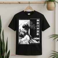 Great Wave Off Kanagawa Japanese Aesthetic Hokusai T-Shirt thumb 2