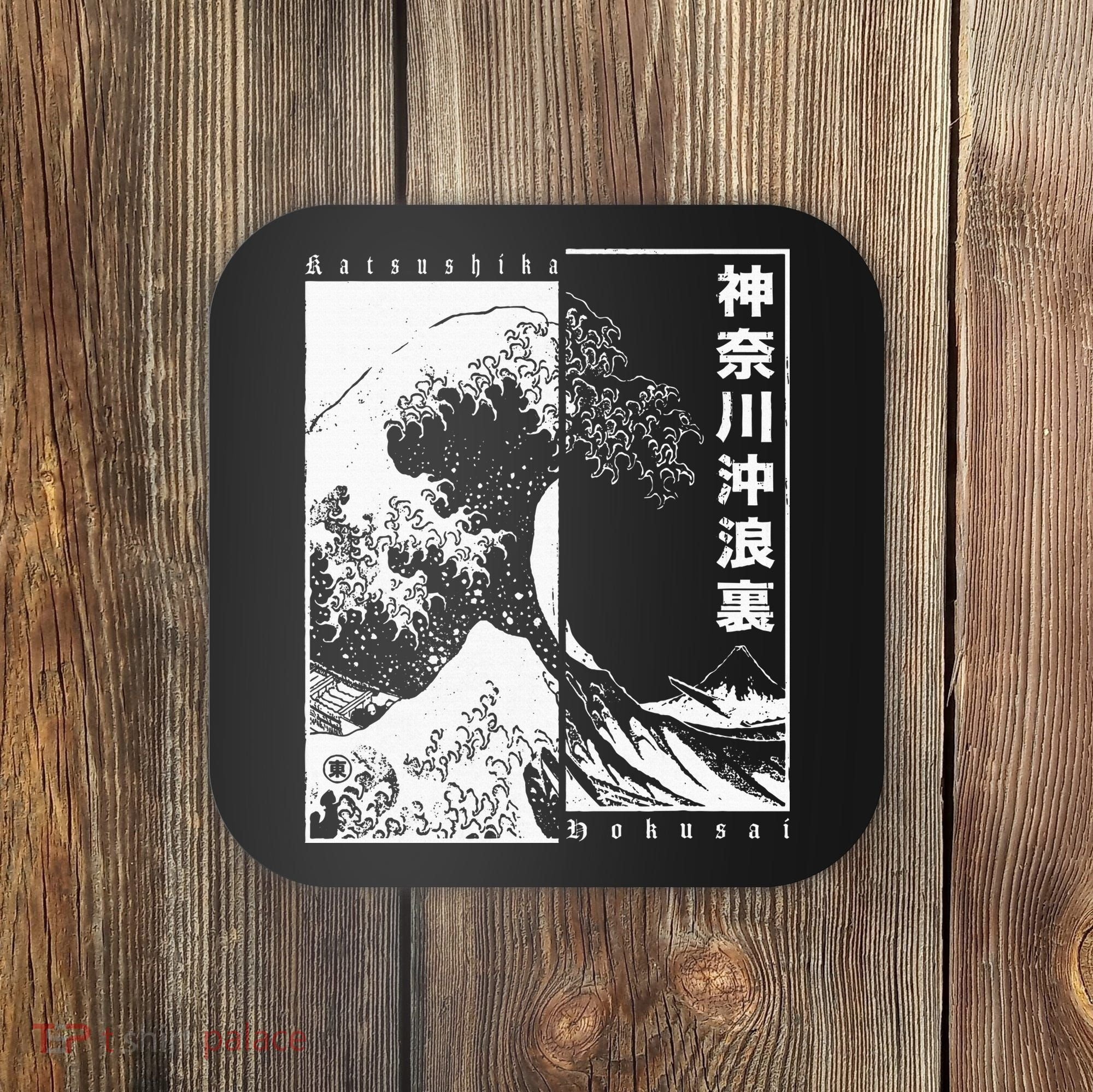 Great Wave Off Kanagawa Japanese Aesthetic Hokusai Coaster