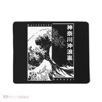 Great Wave Off Kanagawa Japanese Aesthetic Hokusai Mousepad thumb 0