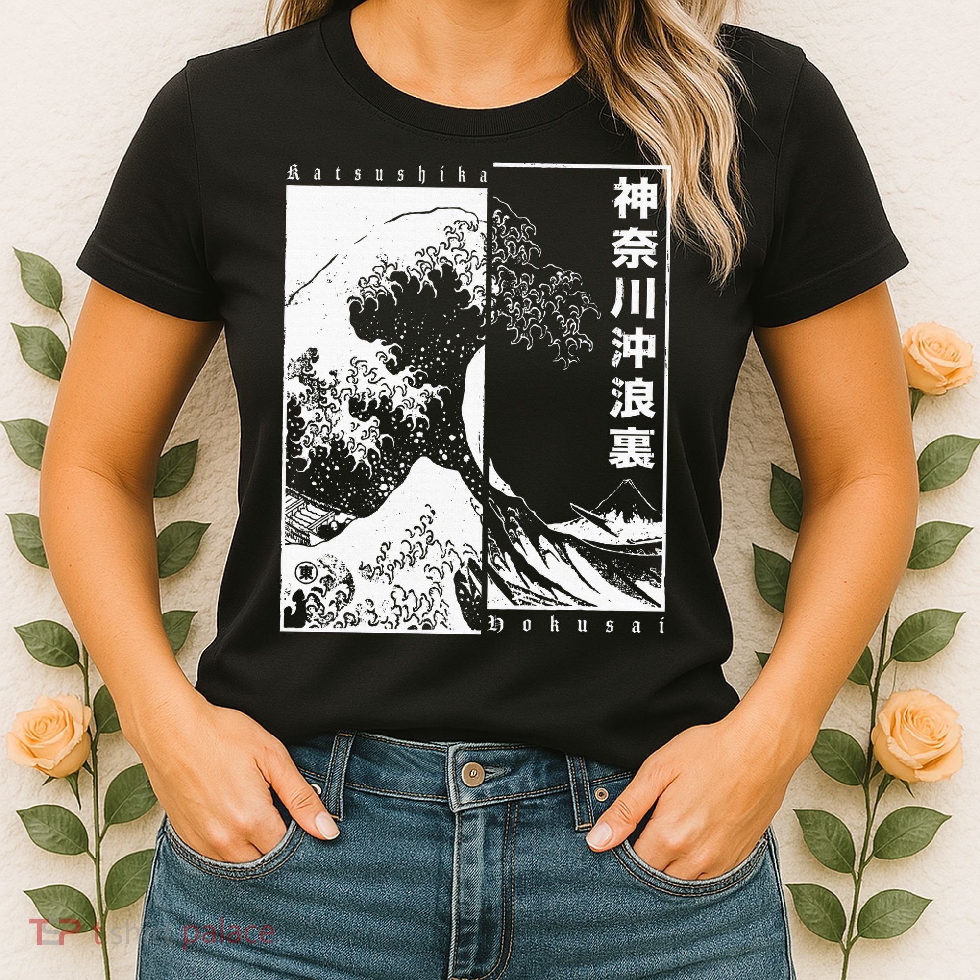 Great Wave Off Kanagawa Japanese Aesthetic Hokusai Women's T-Shirt