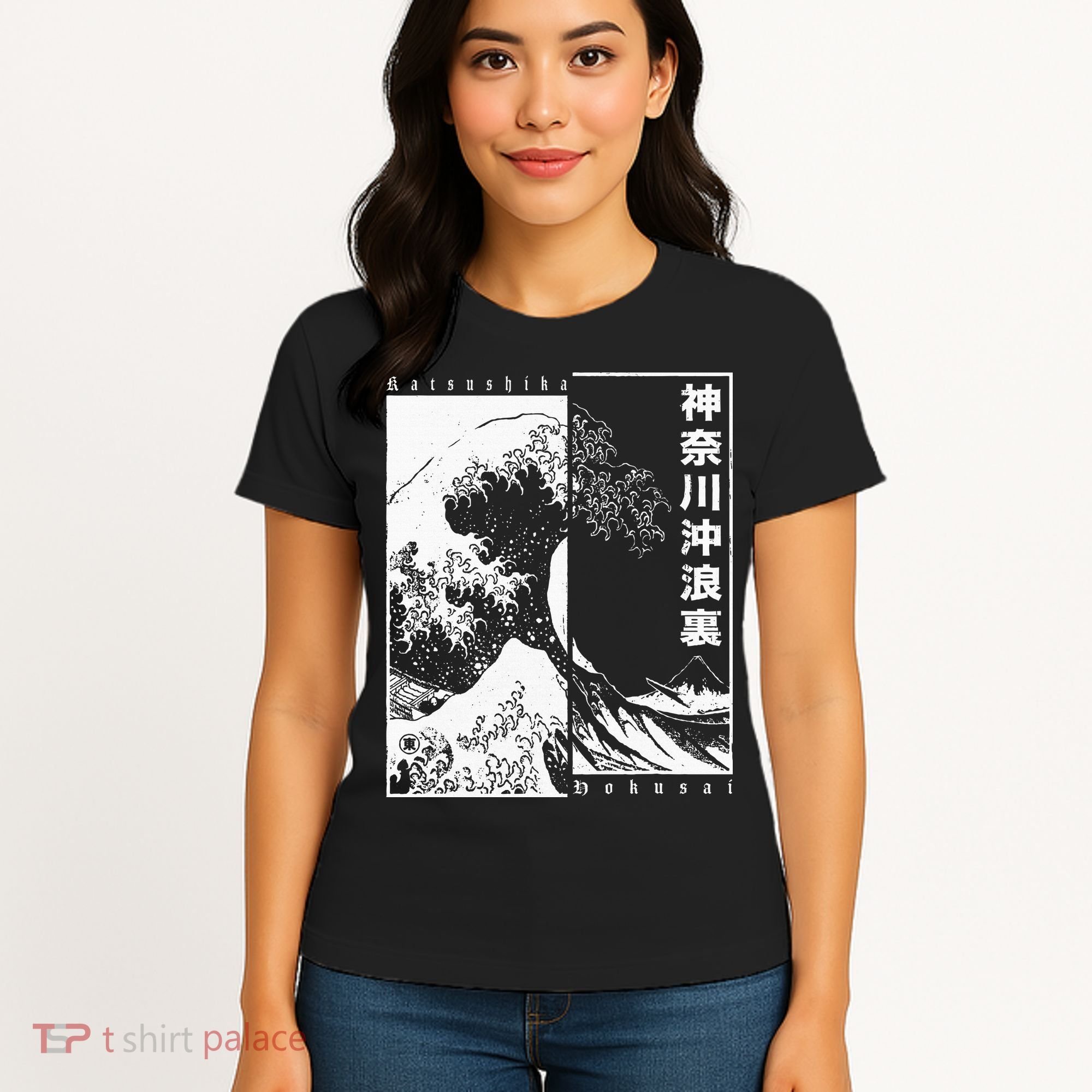 Great Wave Off Kanagawa Japanese Aesthetic Hokusai Women's T-Shirt