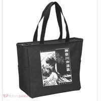 Great Wave Off Kanagawa Japanese Aesthetic Hokusai Tote Bag thumb 2