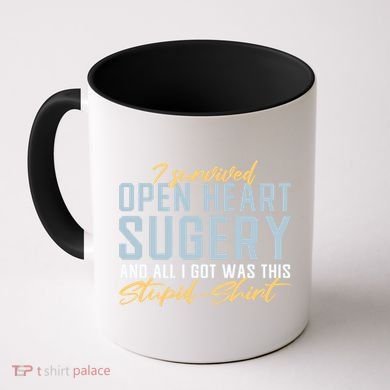 Get Well Open Heart Surgery Cool Gift Recovery Gift Gag Tcool Gift Cool Gift Coffee Mug