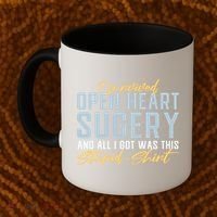 Get Well Open Heart Surgery Cool Gift Recovery Gift Gag Tcool Gift Cool Gift Coffee Mug thumb 2