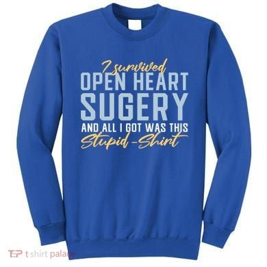 Get Well Open Heart Surgery Cool Gift Recovery Gift Gag Tcool Gift Cool Gift Sweatshirt