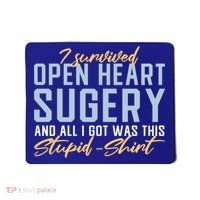 Get Well Open Heart Surgery Cool Gift Recovery Gift Gag Tcool Gift Cool Gift Mousepad thumb 0