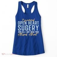 Get Well Open Heart Surgery Cool Gift Recovery Gift Gag Tcool Gift Cool Gift Women's Tank Top thumb 0