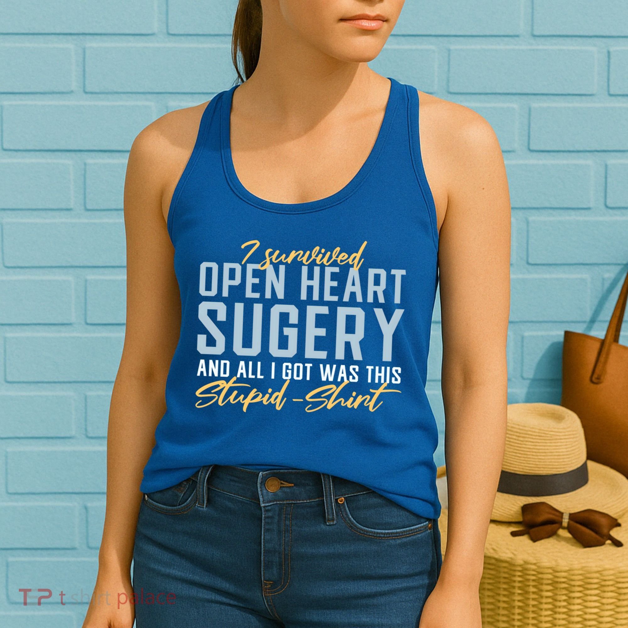 Get Well Open Heart Surgery Cool Gift Recovery Gift Gag Tcool Gift Cool Gift Women's Tank Top