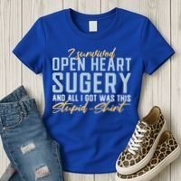 Get Well Open Heart Surgery Cool Gift Recovery Gift Gag Tcool Gift Cool Gift Women's T-Shirt thumb 3