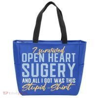 Get Well Open Heart Surgery Cool Gift Recovery Gift Gag Tcool Gift Cool Gift Tote Bag thumb 0