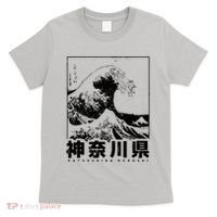 Great Wave Off Kanagawa Japan Aesthetic Japanese Cool T-Shirt thumb 0