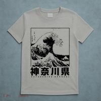 Great Wave Off Kanagawa Japan Aesthetic Japanese Cool T-Shirt thumb 5