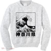 Great Wave Off Kanagawa Japan Aesthetic Japanese Cool Kids Sweatshirt thumb 0