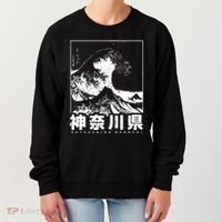 Great Wave Off Kanagawa Japan Aesthetic Japanese Cool Women's Sweatshirt thumb 0