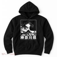 Great Wave Off Kanagawa Japan Aesthetic Japanese Cool Hoodie thumb 0