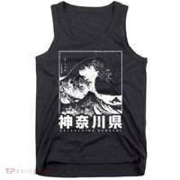 Great Wave Off Kanagawa Japan Aesthetic Japanese Cool Tank Top thumb 0