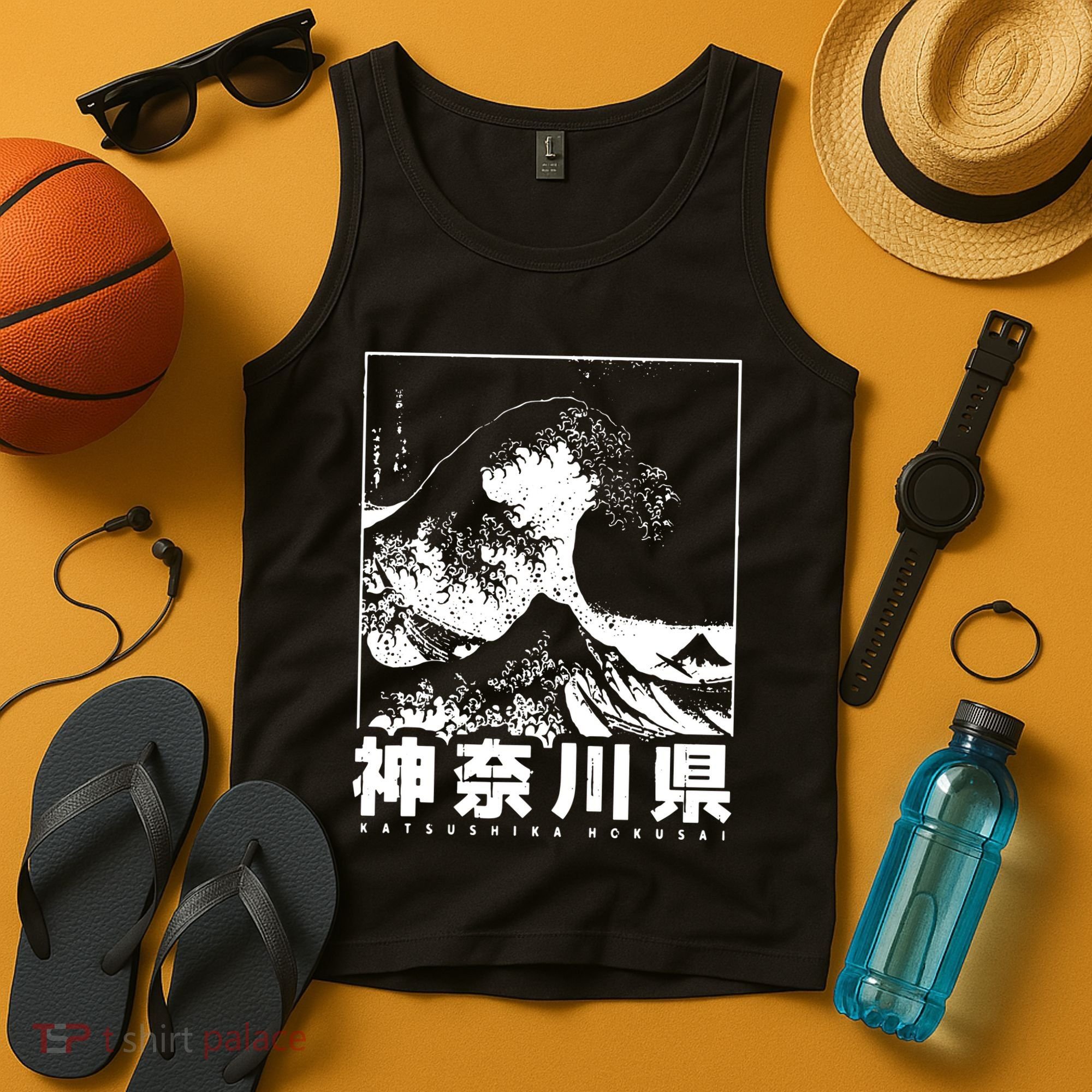 Great Wave Off Kanagawa Japan Aesthetic Japanese Cool Tank Top