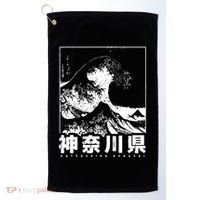 Great Wave Off Kanagawa Japan Aesthetic Japanese Cool Golf Towel thumb 0