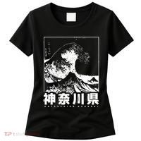 Great Wave Off Kanagawa Japan Aesthetic Japanese Cool Women's T-Shirt thumb 0