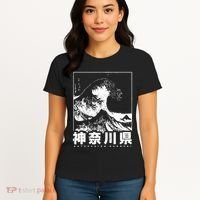 Great Wave Off Kanagawa Japan Aesthetic Japanese Cool Women's T-Shirt thumb 4