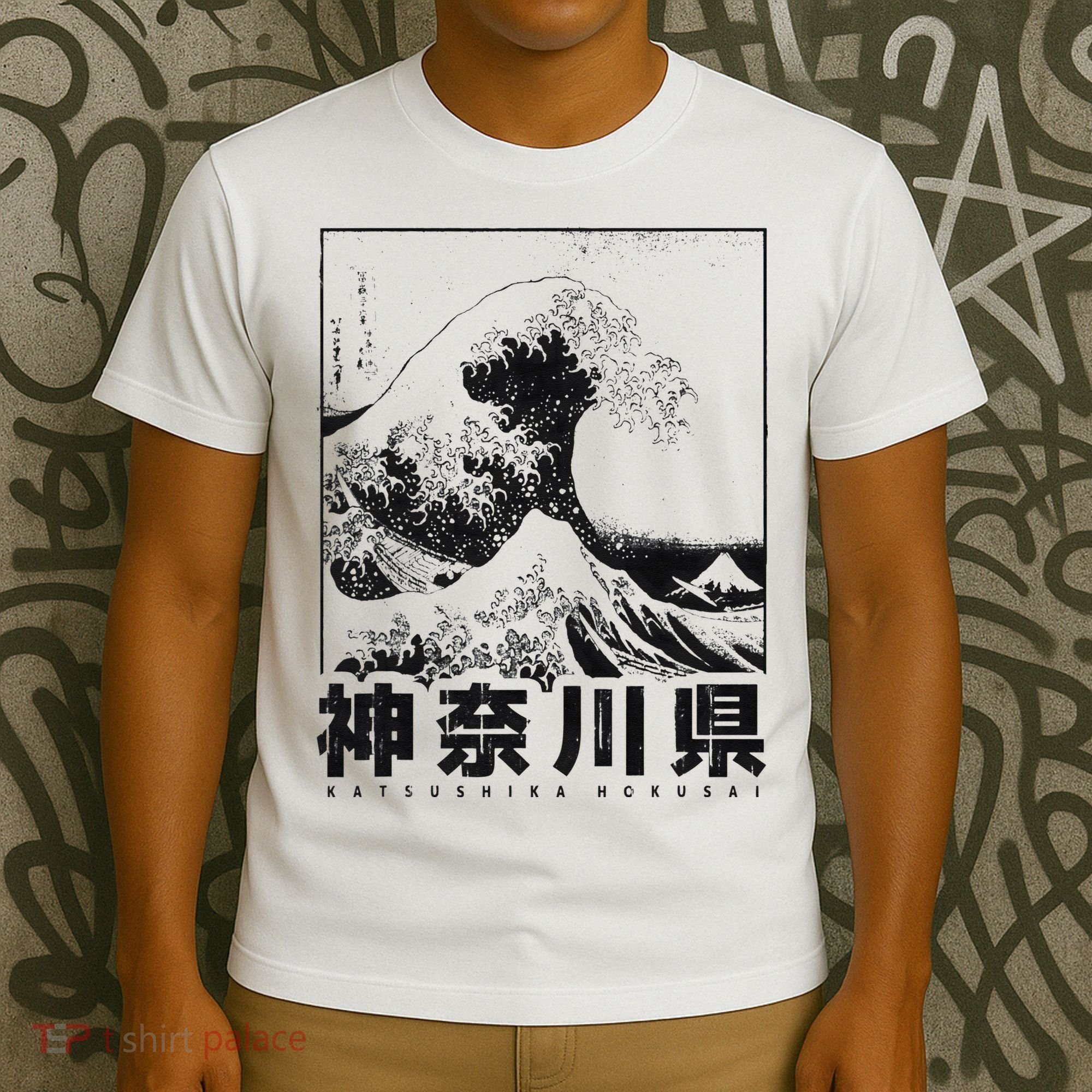 Great Wave Off Kanagawa Japan Aesthetic Japanese Art T-Shirt