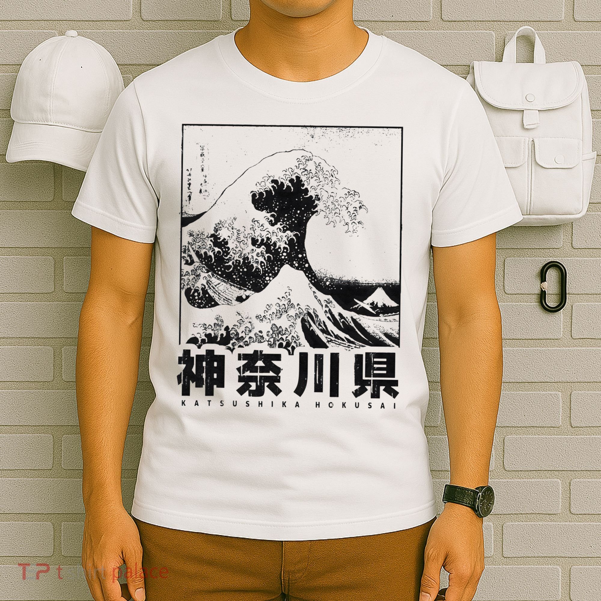 Great Wave Off Kanagawa Japan Aesthetic Japanese Art T-Shirt
