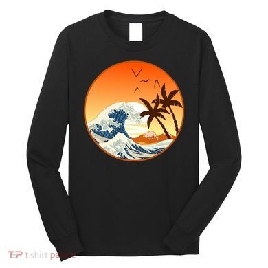 Great Wave Off Kanagawa Long Sleeve Shirt