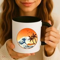 Great Wave Off Kanagawa Coffee Mug thumb 3