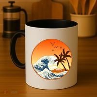 Great Wave Off Kanagawa Coffee Mug thumb 4