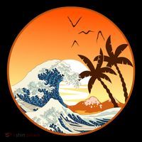 Great Wave Off Kanagawa Ornament thumb 1