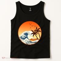 Great Wave Off Kanagawa Tank Top thumb 2