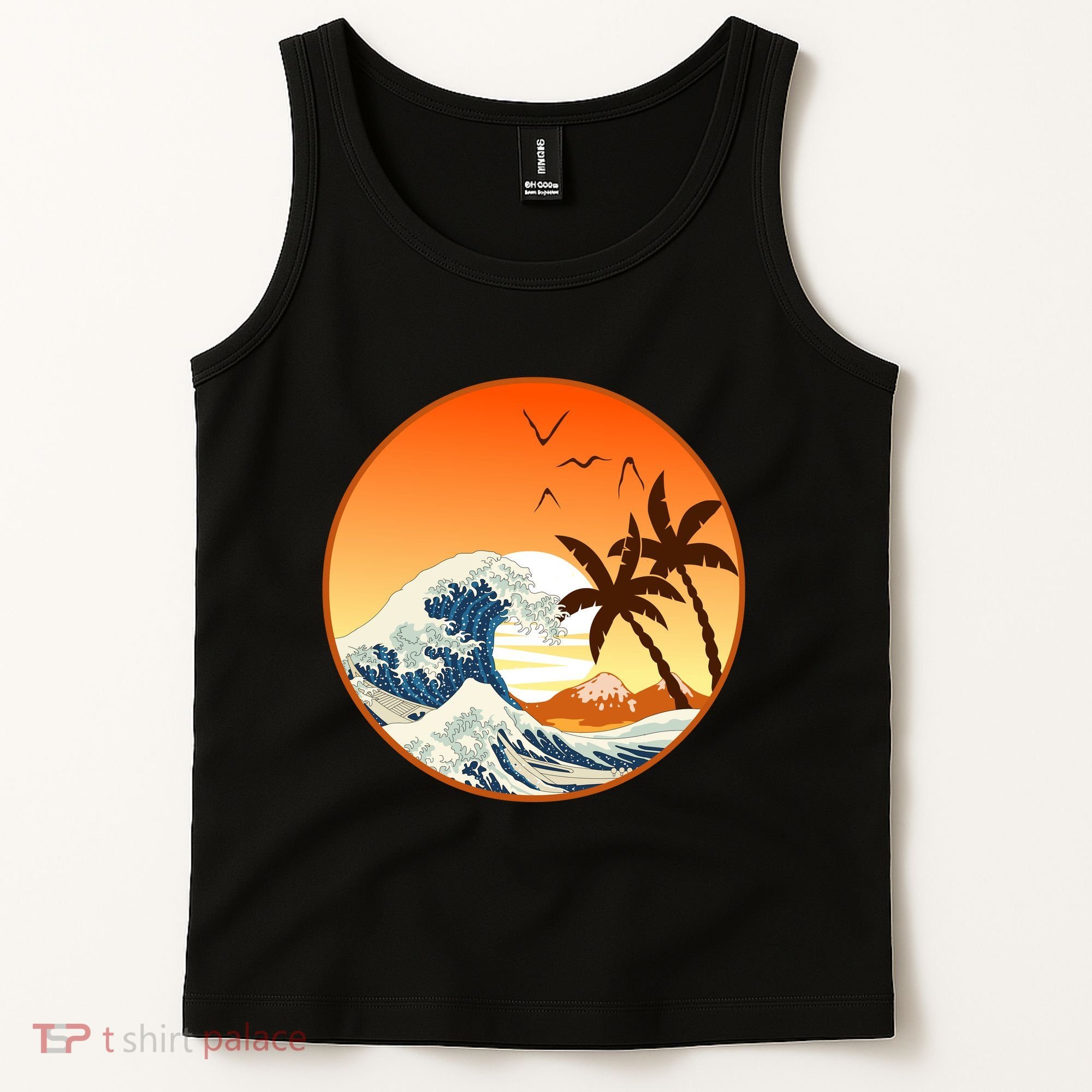 Great Wave Off Kanagawa Tank Top