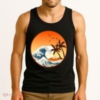 Great Wave Off Kanagawa Tank Top thumb 3