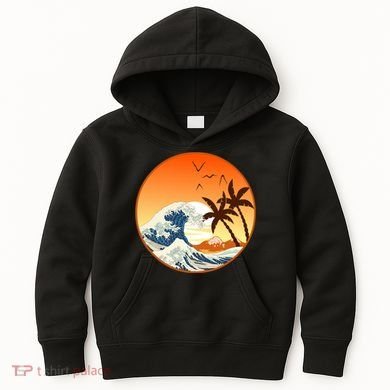 Great Wave Off Kanagawa Kids Hoodie
