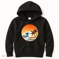 Great Wave Off Kanagawa Kids Hoodie thumb 0