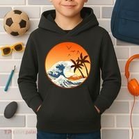 Great Wave Off Kanagawa Kids Hoodie thumb 2