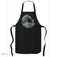 Great Wave Off Kanagawa Japanese Art Aesthetic Tsunami Apron thumb 0