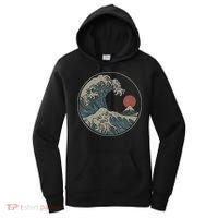Great Wave Off Kanagawa Japanese Art Aesthetic Tsunami Women's Hoodie thumb 0