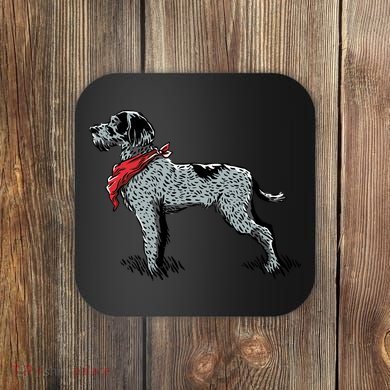 German Wirehaired Pointer Coaster