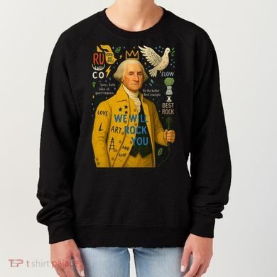 George Washington Pop Art Women's Sweatshirt